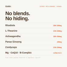 Goldn — Daily Energy & Focus view 3